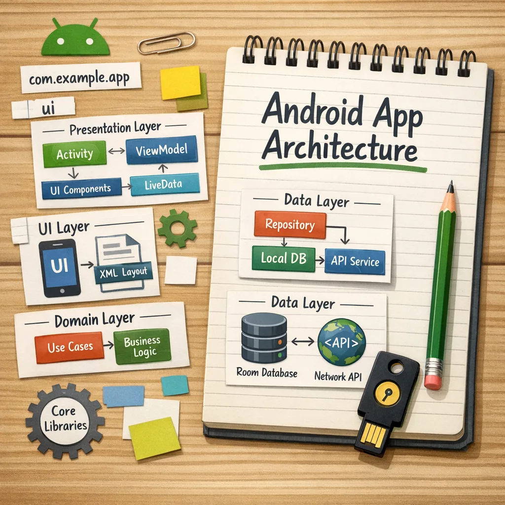 Illustration of package names, signing keys, and a CARDS compliance checklist