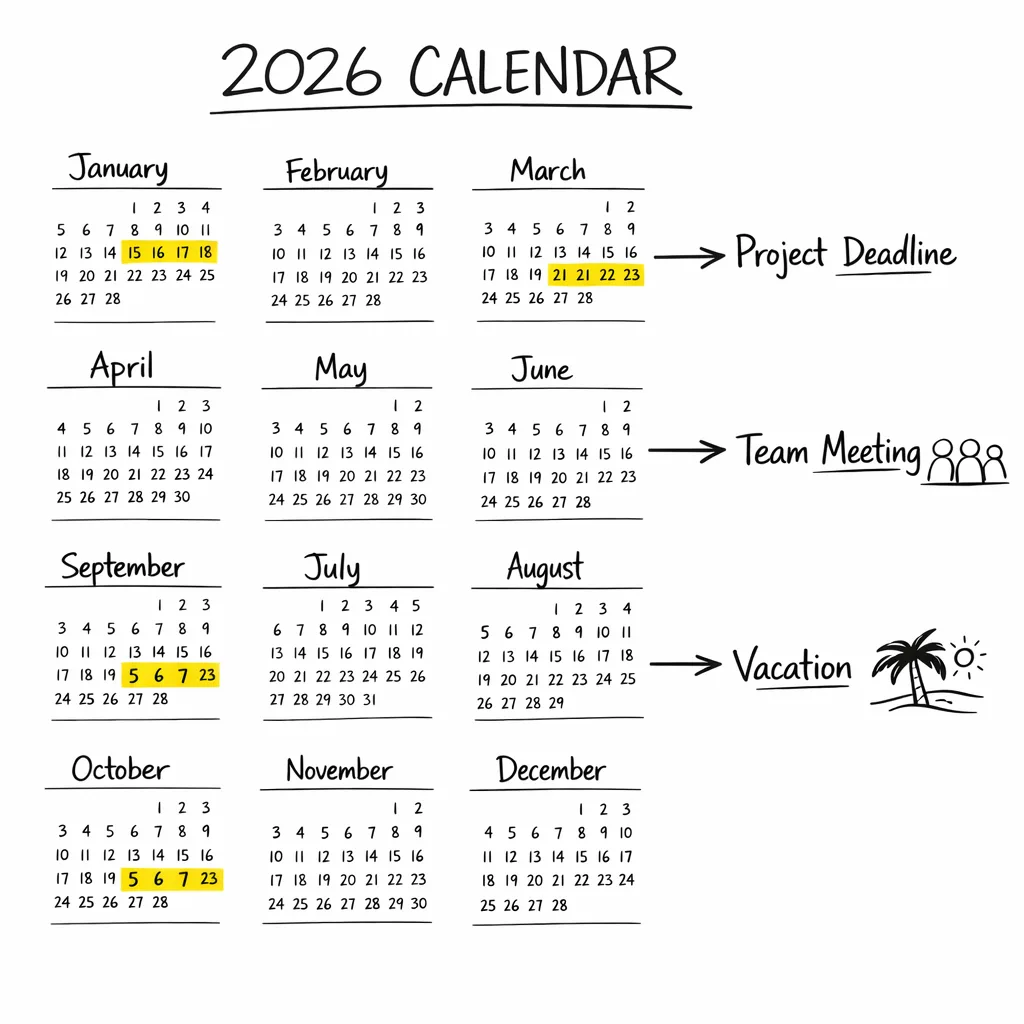 Calendar illustration showing key 2026 Android verification dates