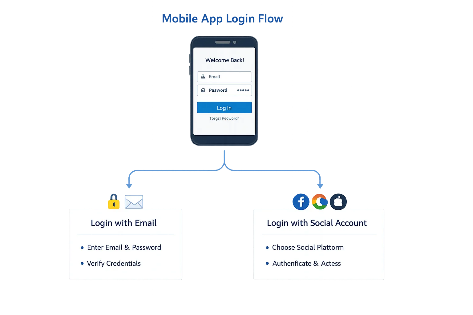 Diagram of age-aware login flow using platform age signals