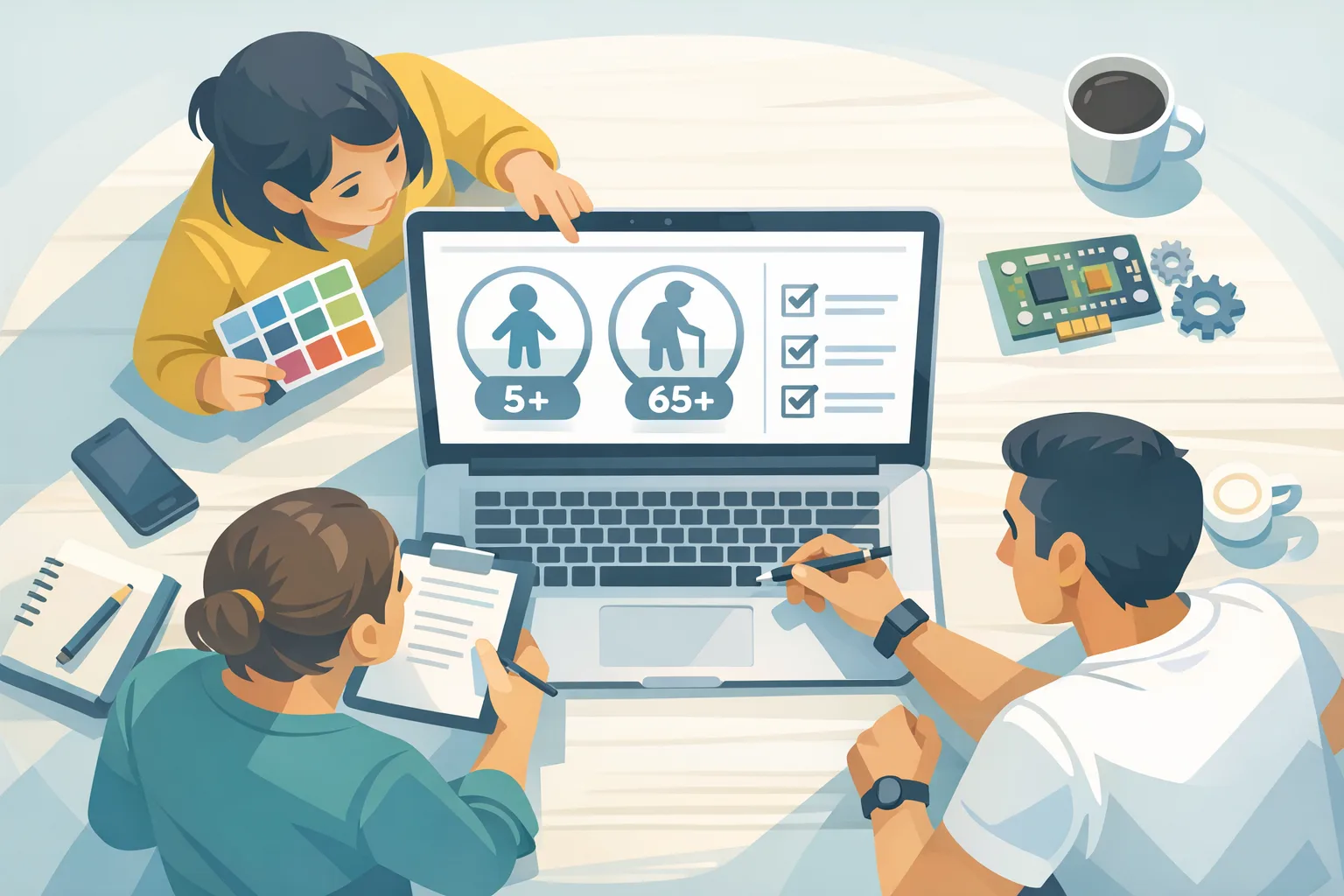 Team preparing age rating checklist for App Store in 2026