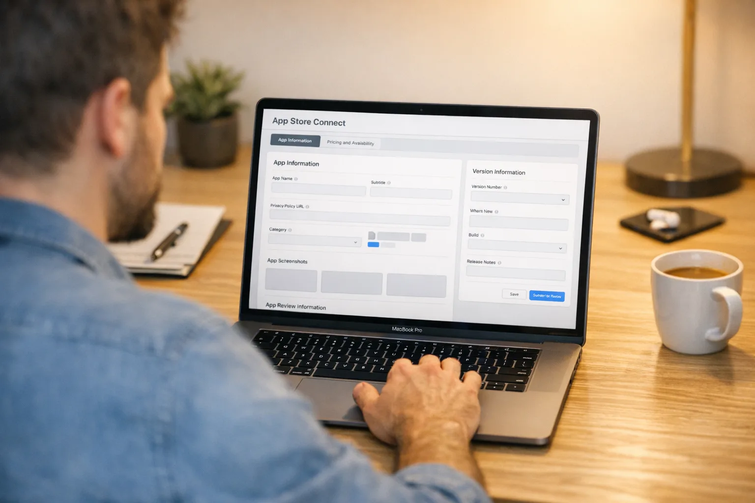 Developer reviewing App Store age rating questionnaire in App Store Connect