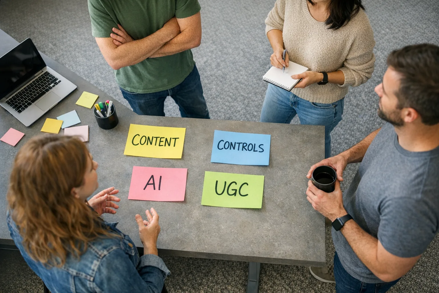 Product team running an age rating compliance stand-up