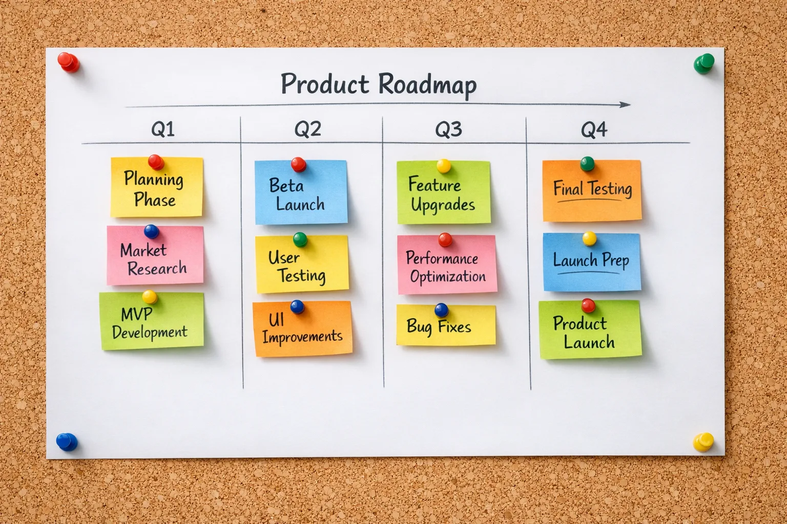 Product roadmap showing steps to comply with App Store age rating update