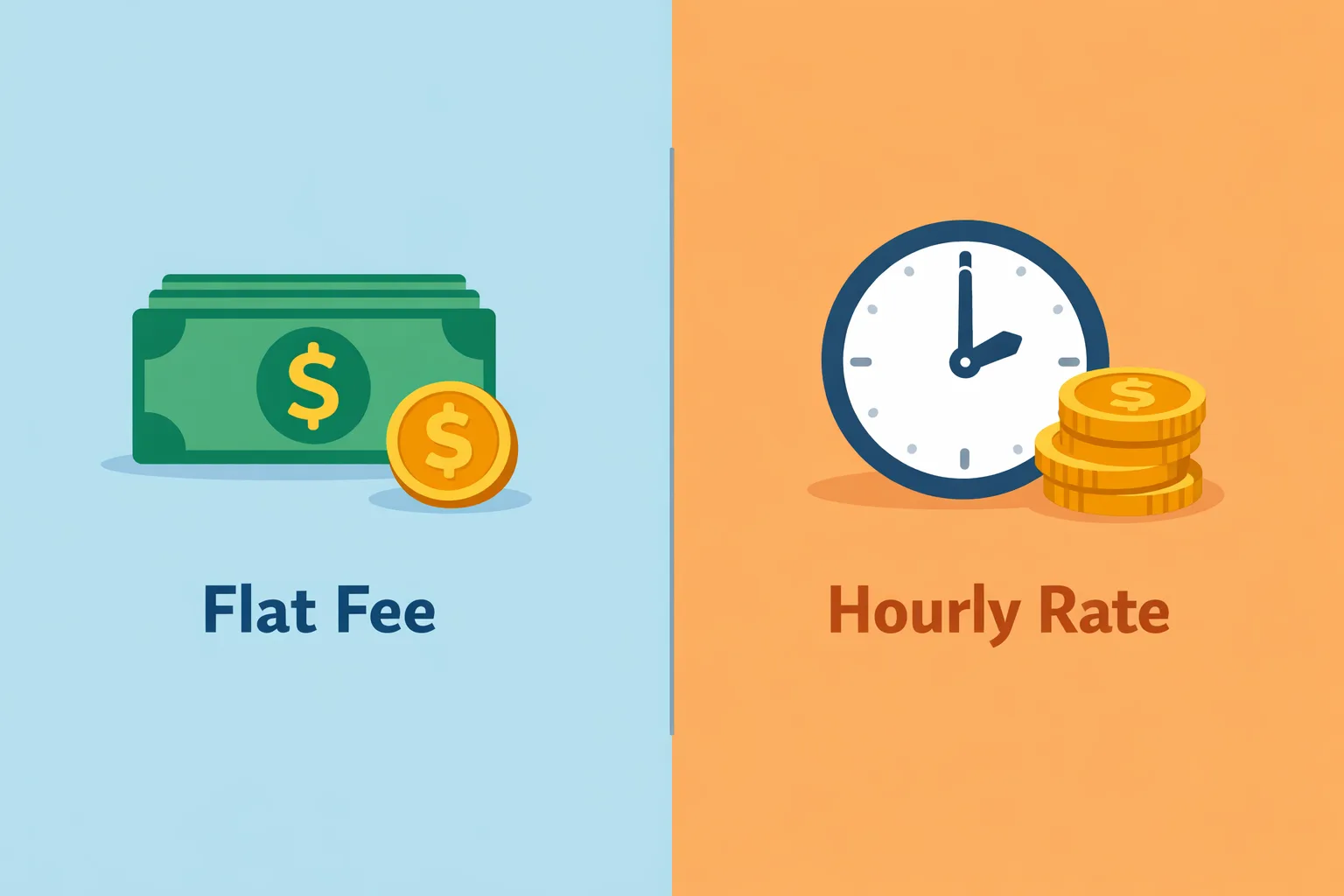 Illustration comparing CTF vs CTC fee models on a whiteboard