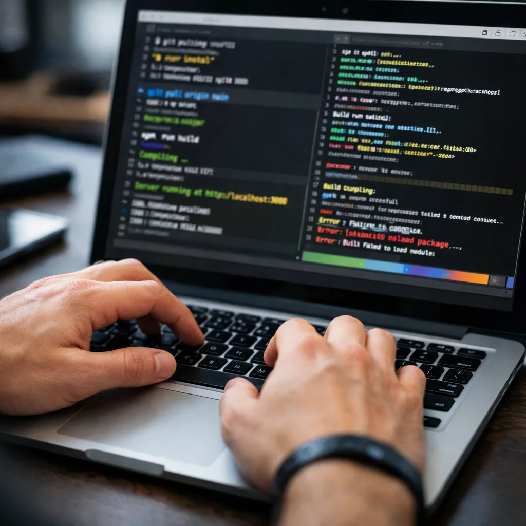 Developer verifying Chrome version and completing a checklist