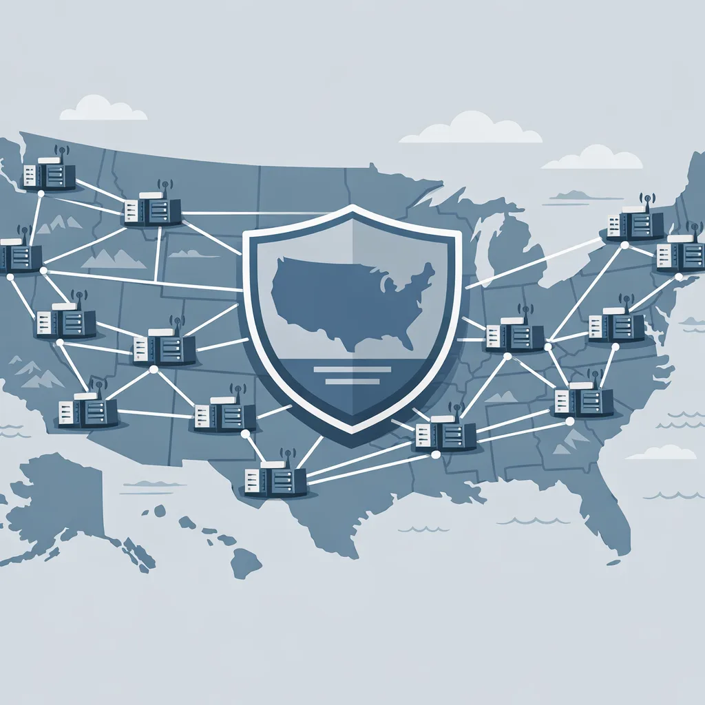 Illustration of US-only data residency for stateful edge workloads