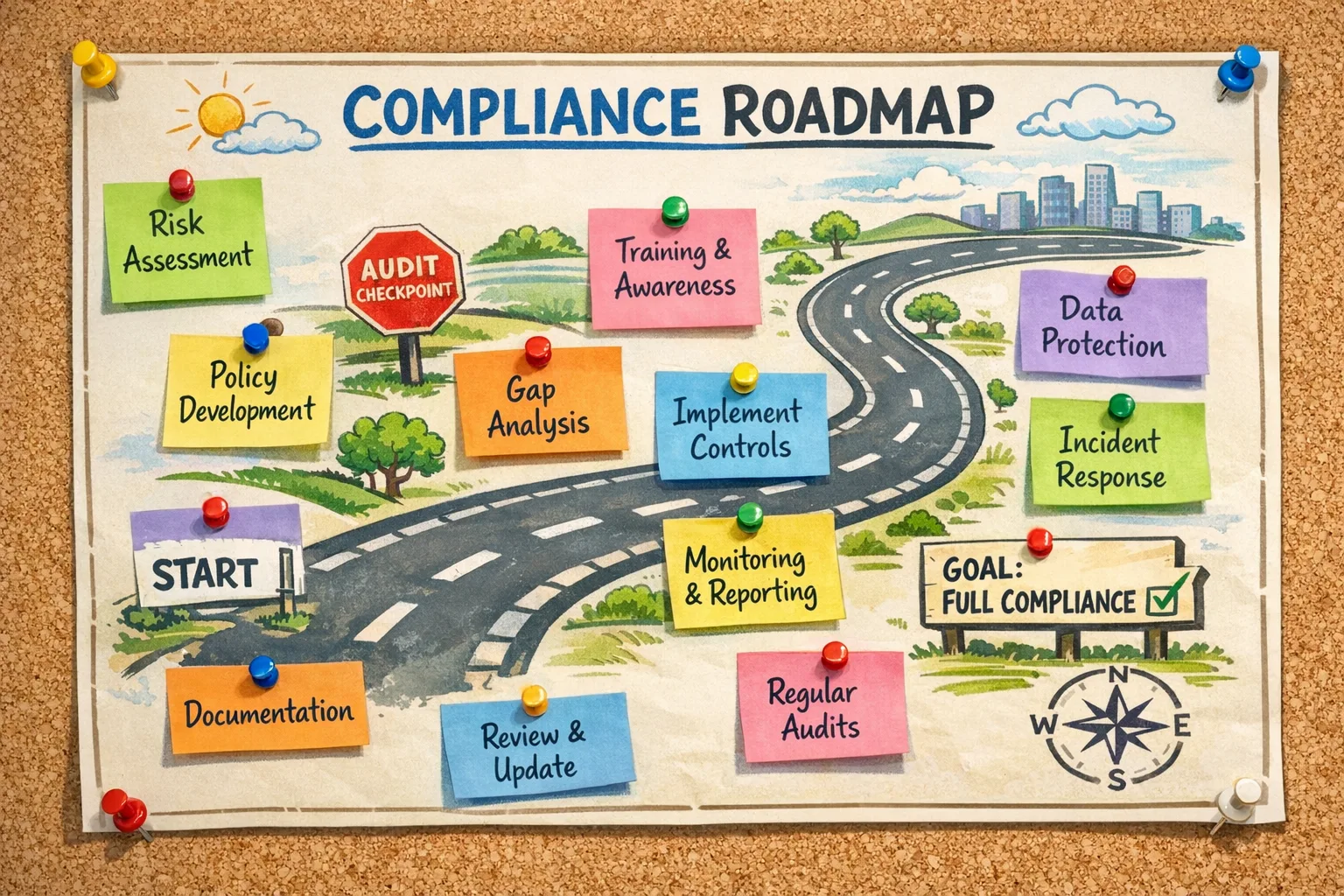 Illustrated compliance roadmap for app store changes