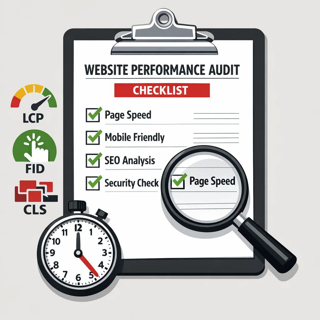 Website performance and Core Web Vitals audit checklist