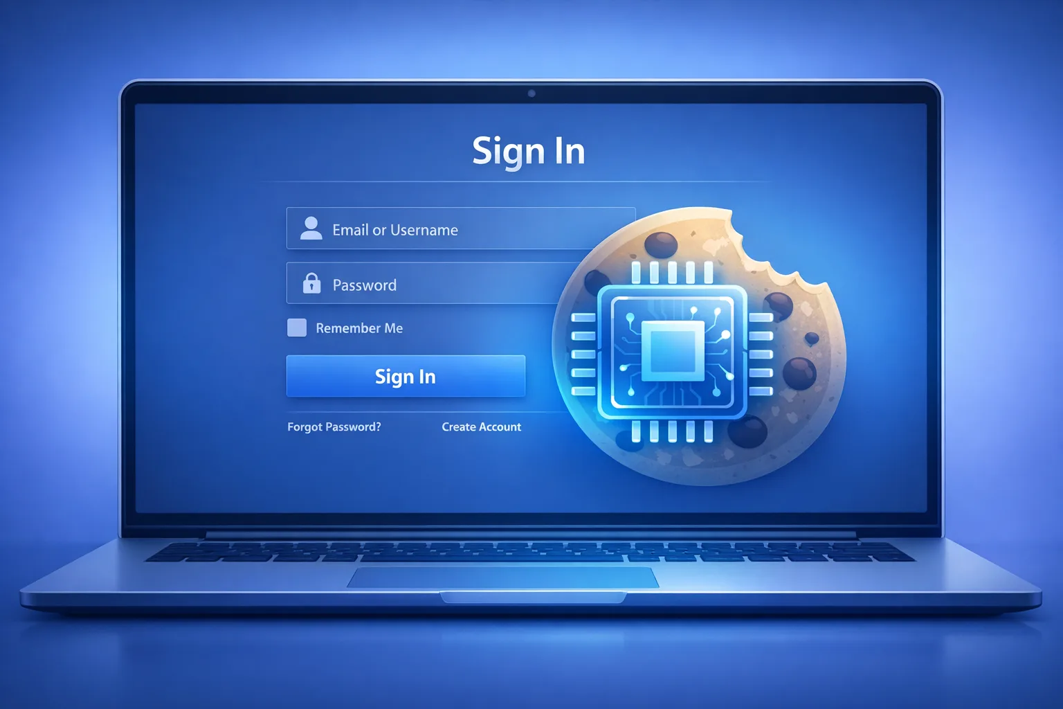 Illustration of device-bound session security in a web browser