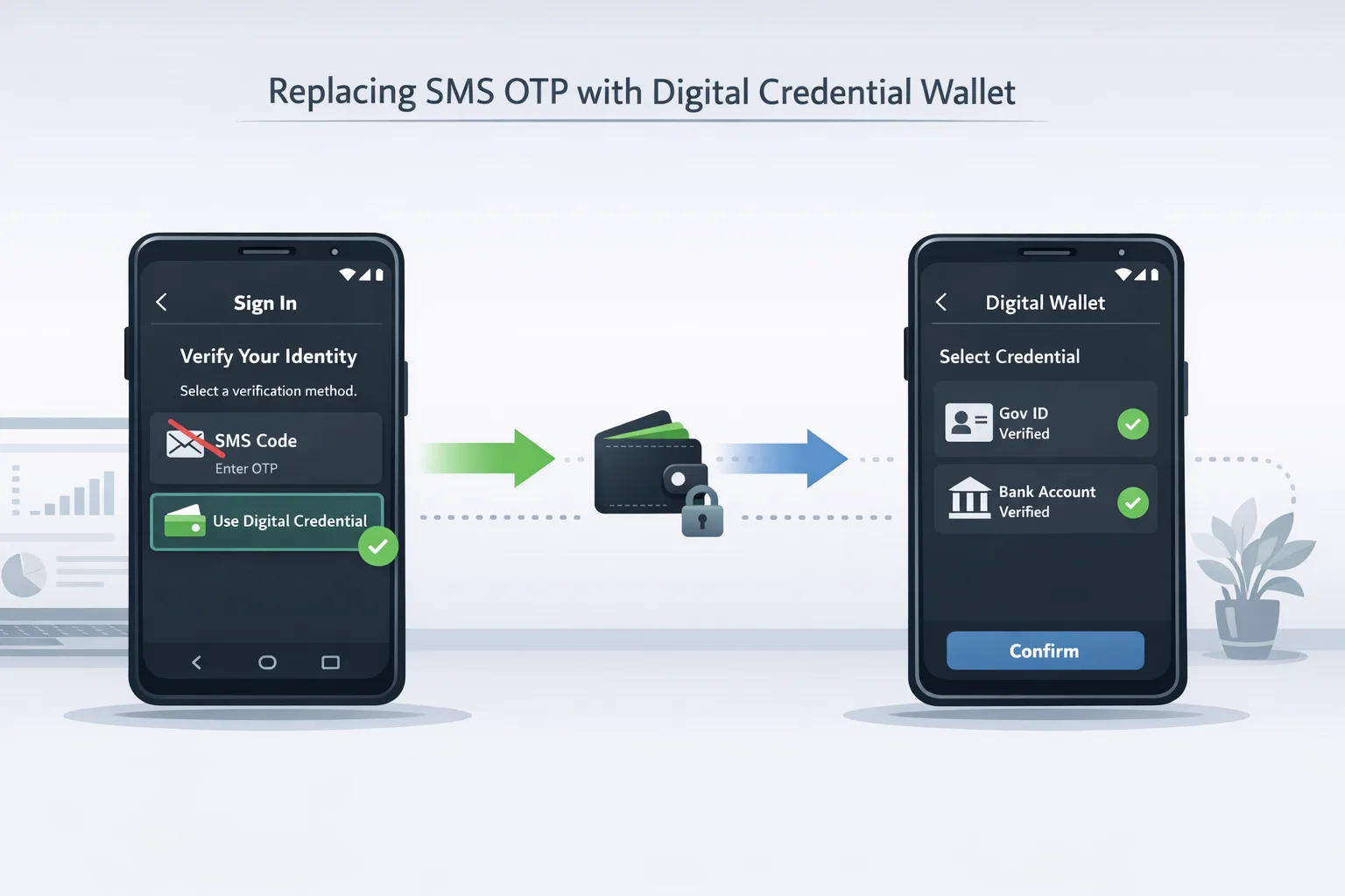 Stop Shipping SMS OTP: Move to Digital Credentials - Hero