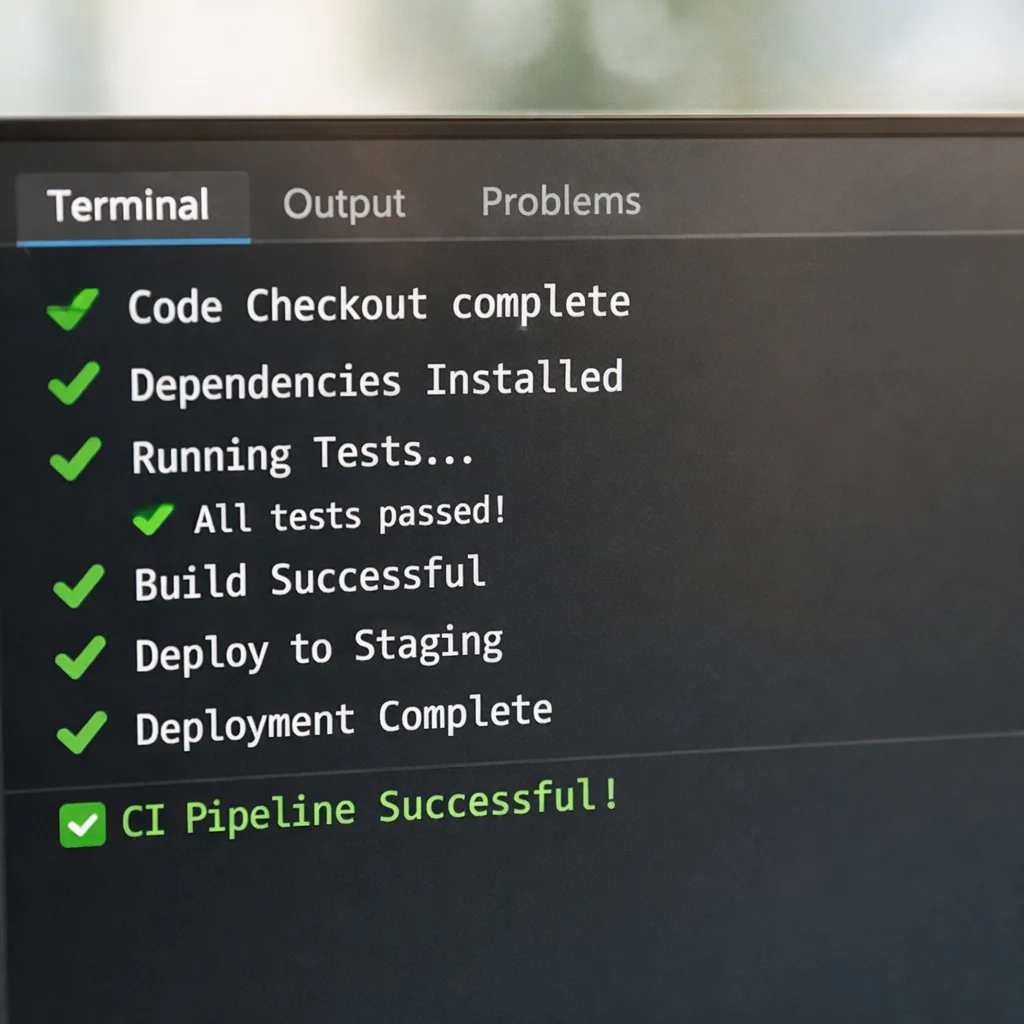 Successful CI run with green checks after upgrade