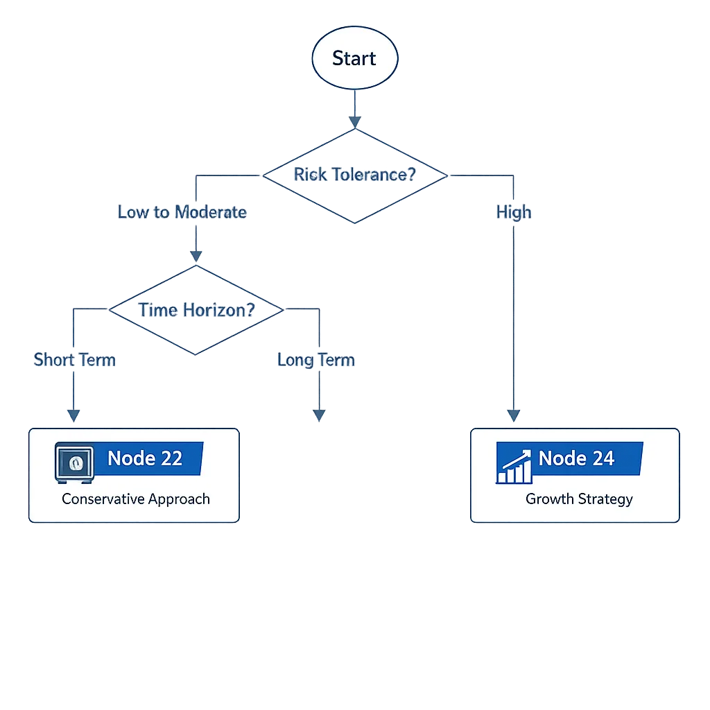 Decision flow for choosing Node 22 or Node 24