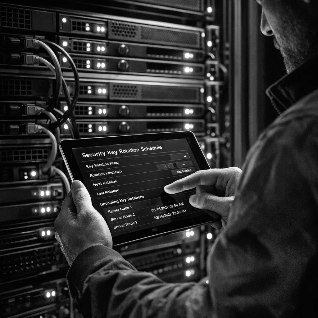 Applying key rotation and TLS policy during Node 24 upgrade