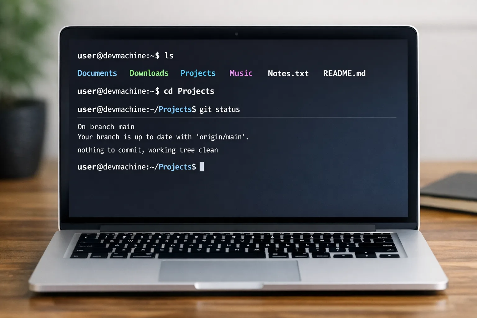 Developer checking Node.js version before upgrading