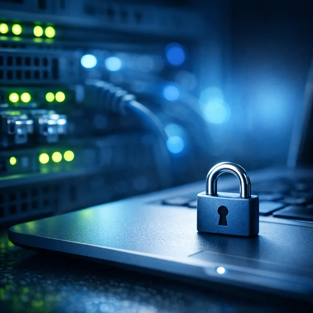 Server LEDs and symbolic lock for runtime security