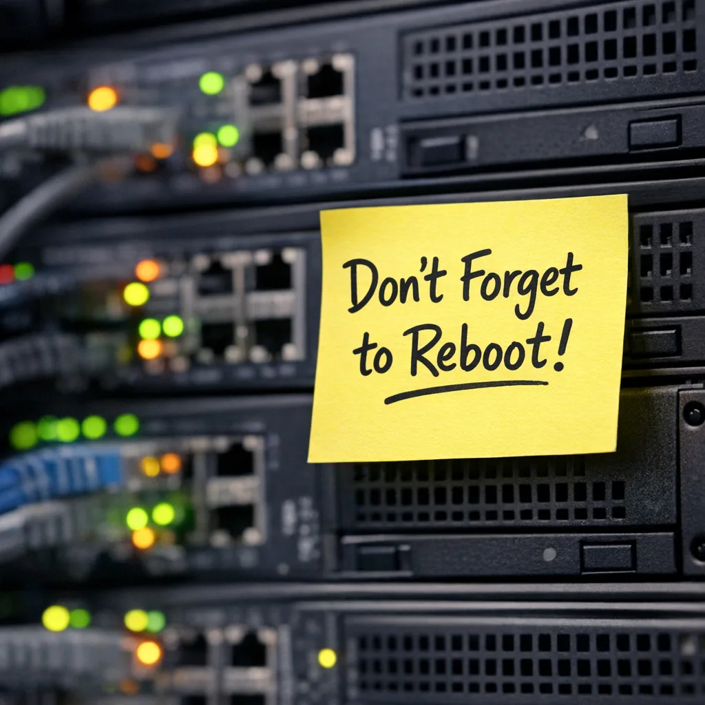 Server maintenance scene suggesting safe rollout