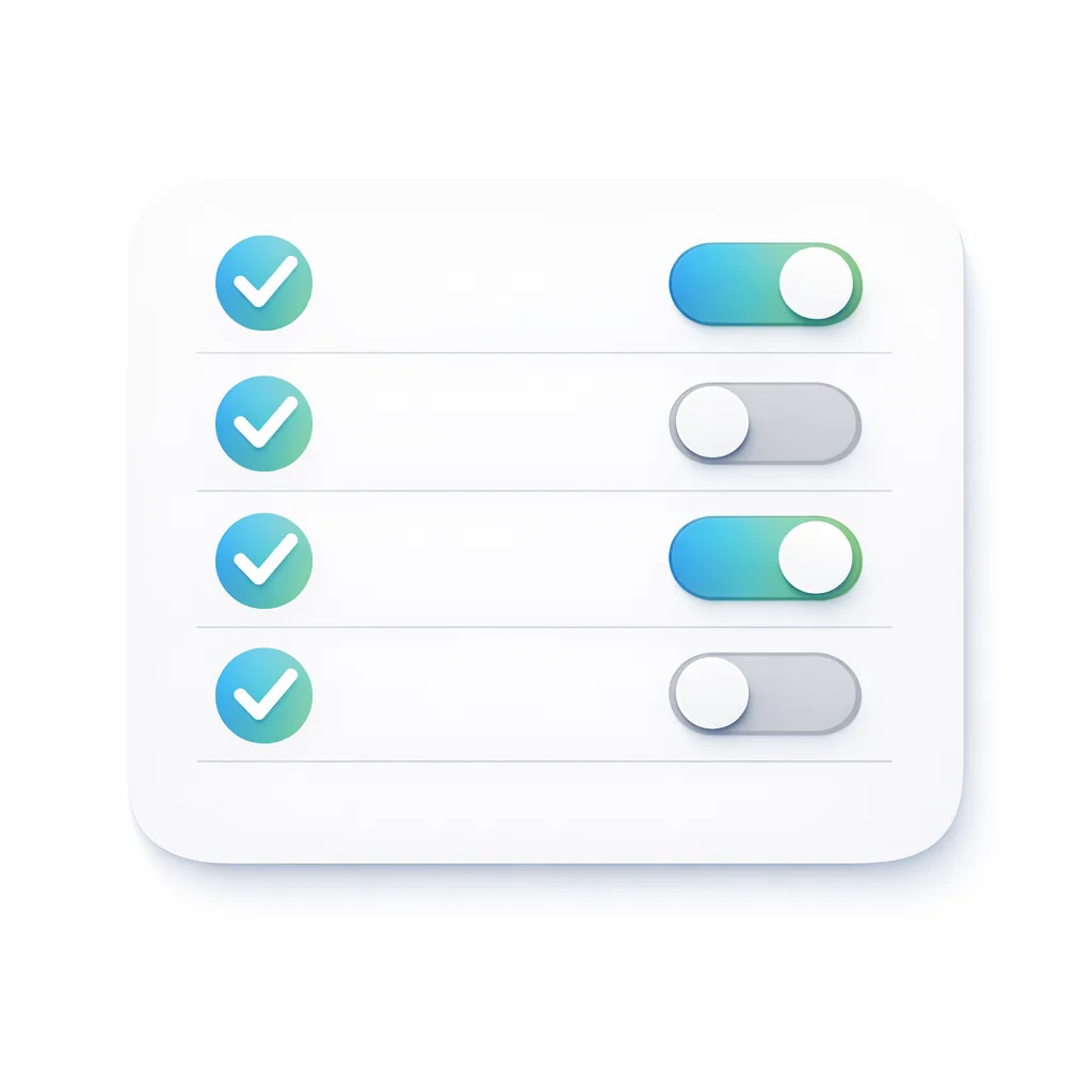 Privacy program checklist illustration
