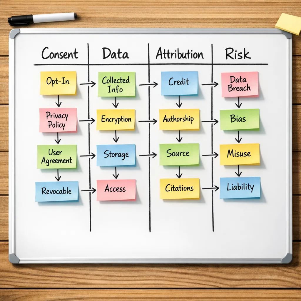 The 4×4 measurement priorities framework visualized on a whiteboard