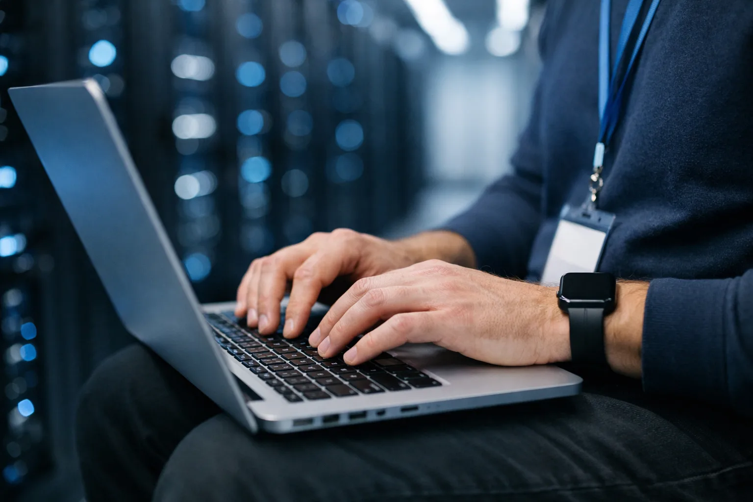 Engineer preparing Ubuntu 26.04 rollout in a data center