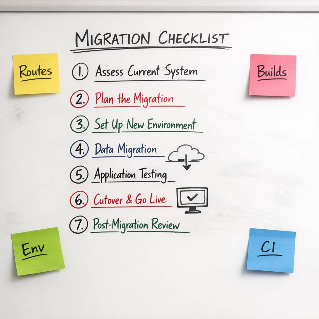 A seven-step migration checklist for renaming now.json to vercel.json