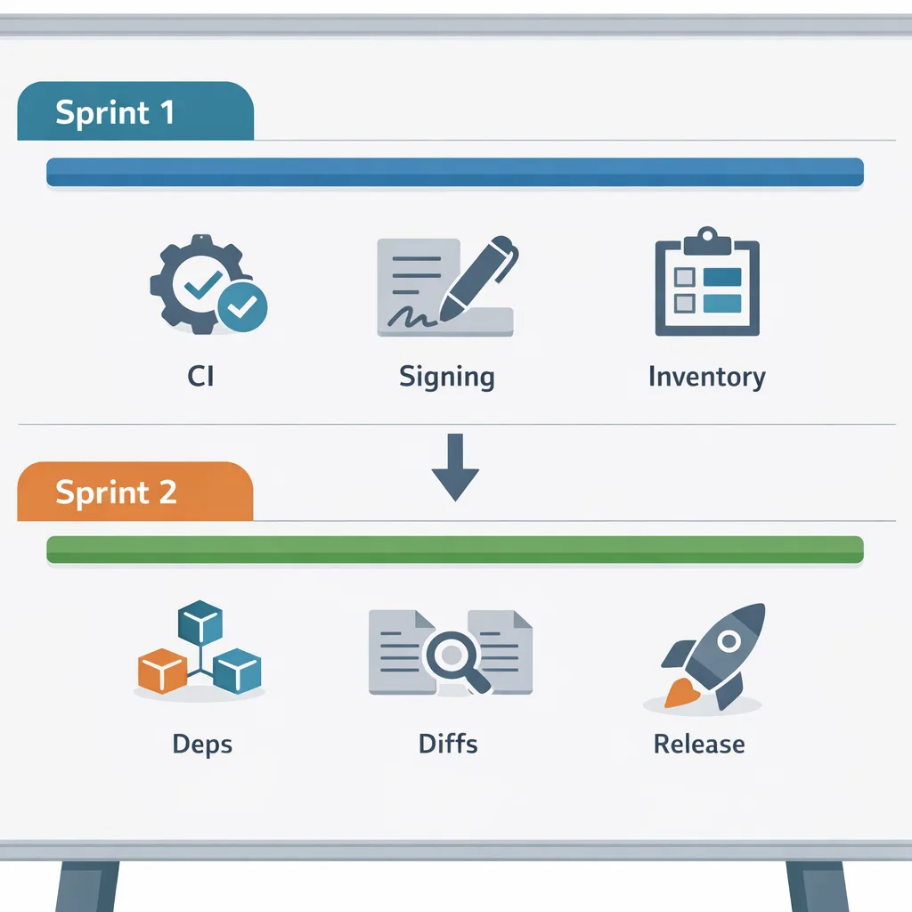 Two-sprint roadmap for migrating to Xcode 26 with clear milestones