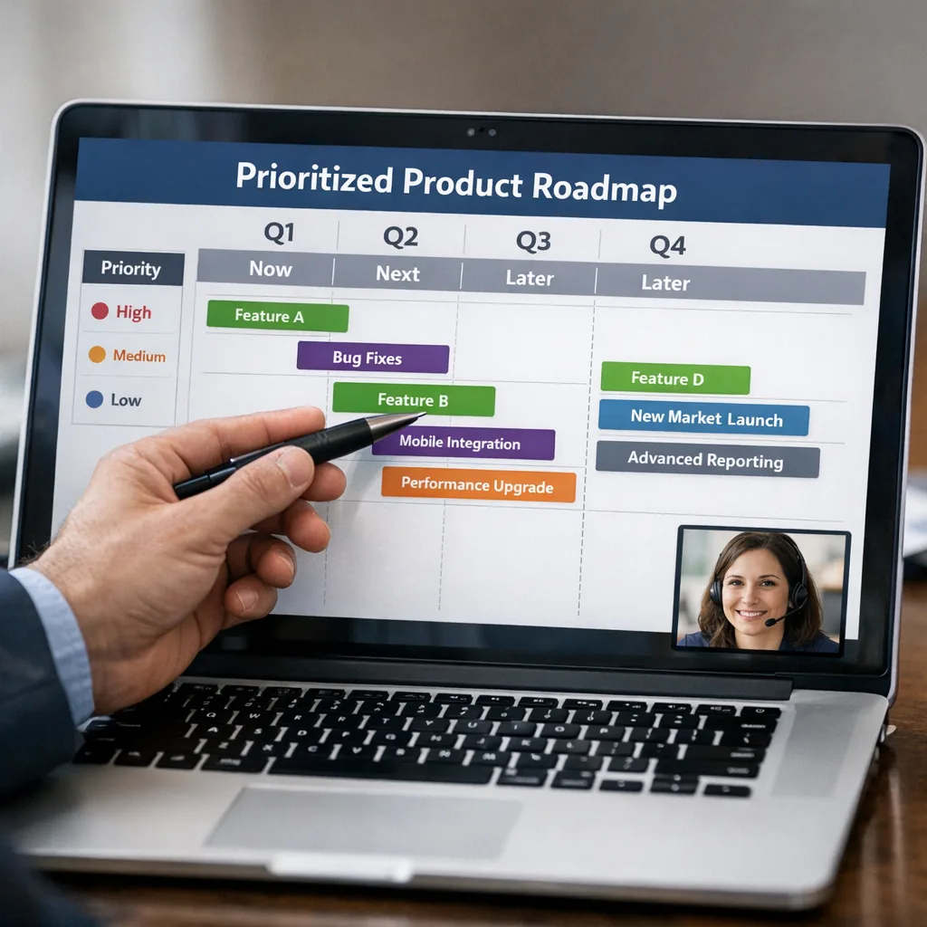 Remote IT and product consulting session