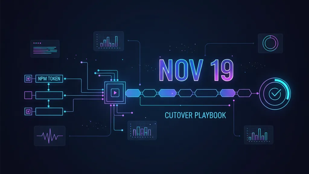 npm Token Migration: The Nov 19 Cutover Playbook - OZVog9niE704KcuXdfOzJftwecyflmzR3D4oQjdw