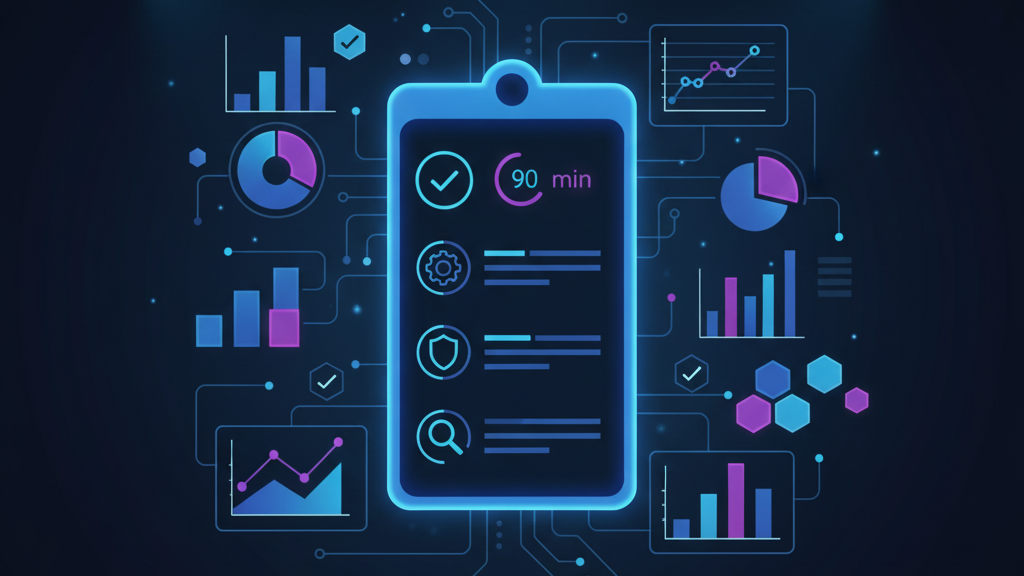 Visual checklist for a 90-minute CI audit