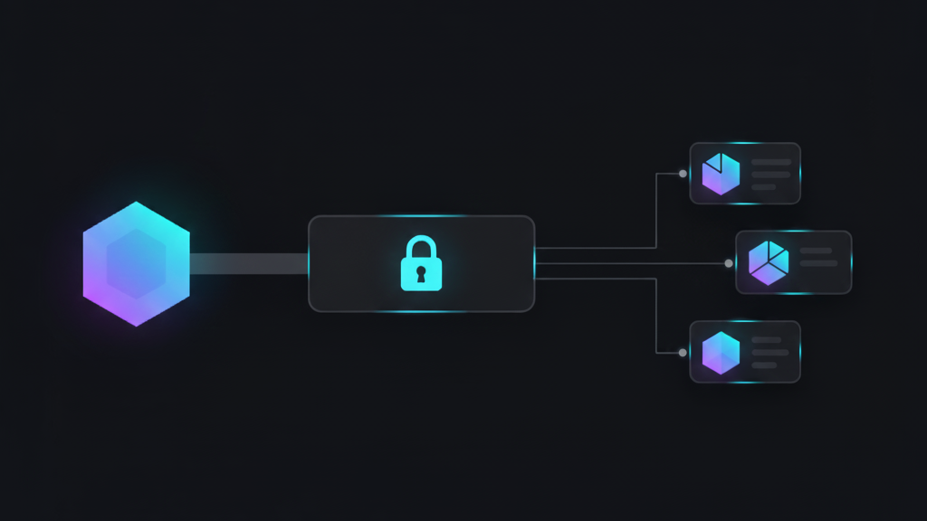 Illustration of GitHub Actions workflow with default branch ref and environment gate
