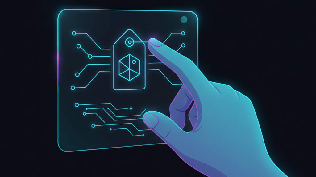 Close‑up photo of a developer tagging a release before CI publishes to npm
