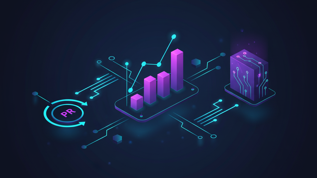 YAML workflow with PR triggers and printed refs