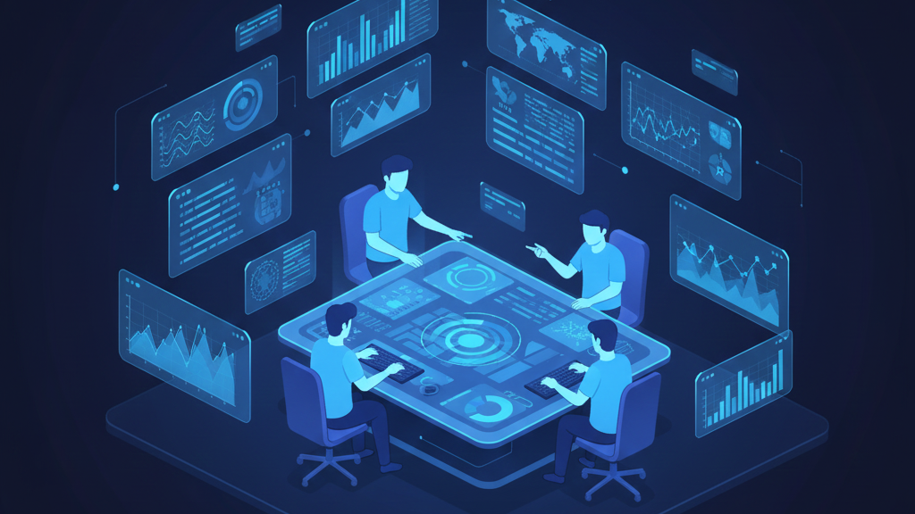 Engineering team triaging React2Shell incident with dashboards