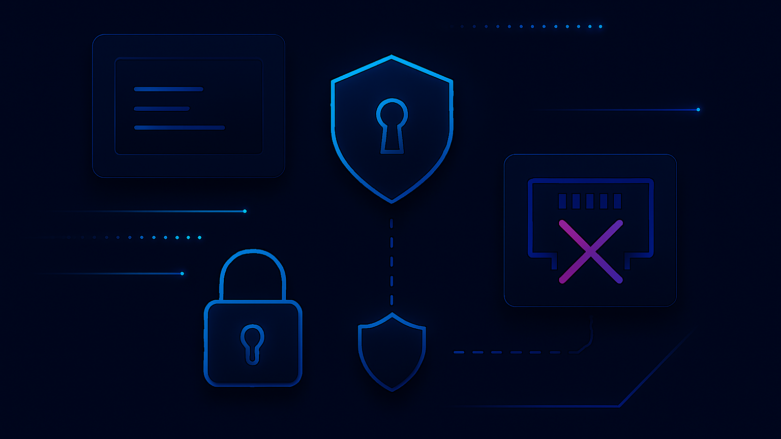 Diagram showing how to restrict management access and close exposed quarantine port