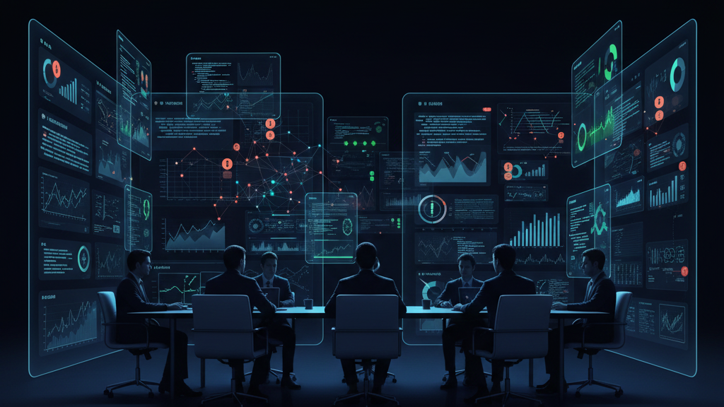 Incident response war room illustration with alerts turning green