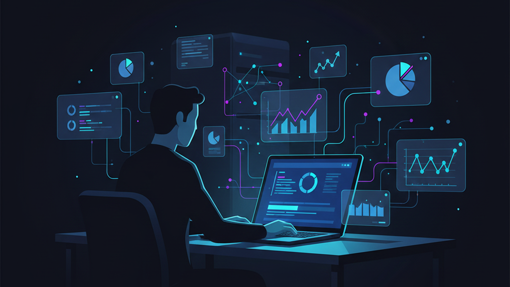 Developer deploying a security patch on laptop