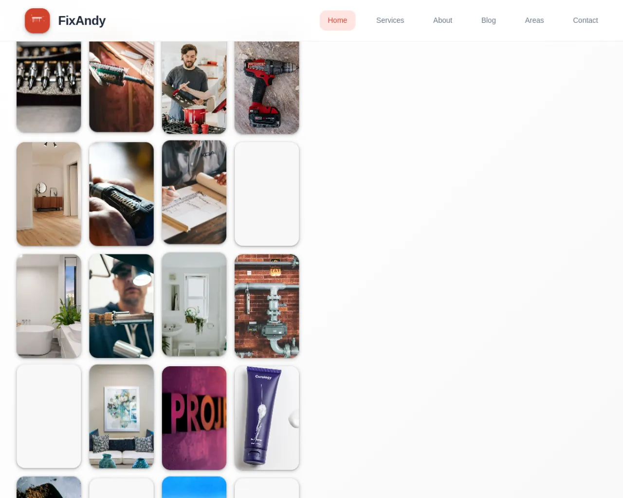 FixAndy: a local-SEO home services site for a Houston handyman