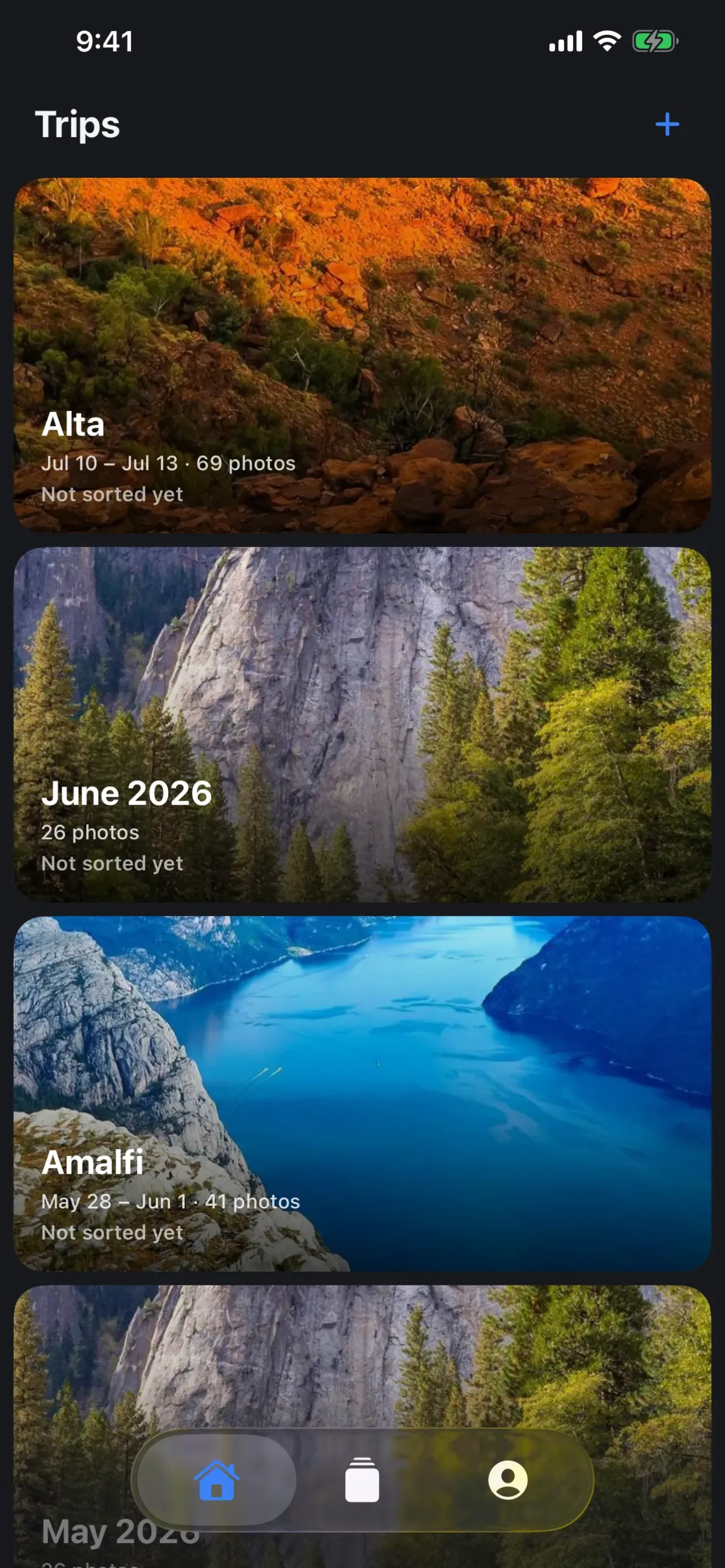 TripKeep: Trips grouped automatically from the photo library